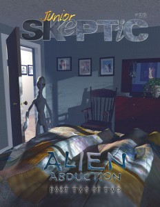 Junior Skeptic 25 cover illustration by Daniel Loxton with Jim WW Smith