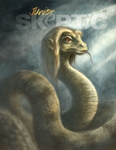 Junior Skeptic 45 cover illustration by Daniel Loxton