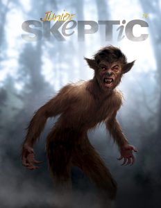 Junior Skeptic 75 cover illustration by Daniel Loxton